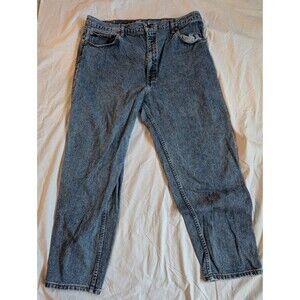 Vintage Levi's 550 Relaxed Taper Light Blue Jeans 42x30 (40x30) Early 90's